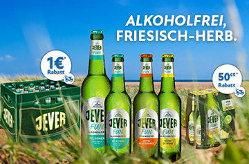 Jever FUN Rabattaktion 1 Euro - KW 18 und 19 in 2026